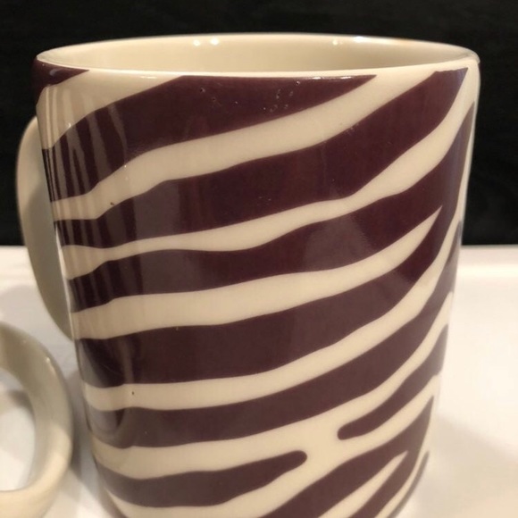 Coventry Lux Zebra Coffee Mugs BIG Cups Big Mugs - Picture 2 of 3